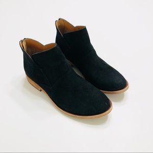 KORK-EASE Black Ryder Suede Leather Ankle Boots • 6.5